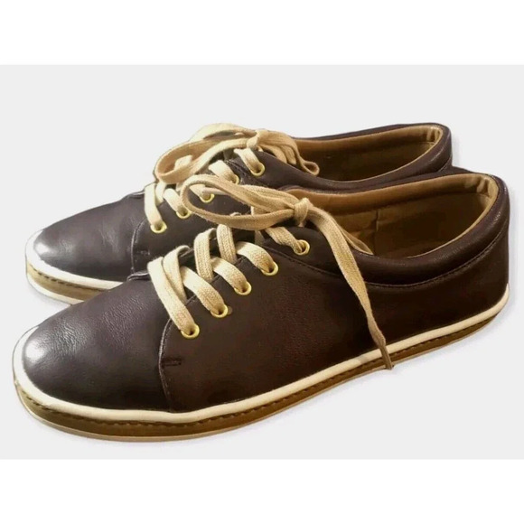 Aerosoles Function Sneakers Women's Size 8.5 Wine Leather Lace-up Fashion - Picture 1 of 7